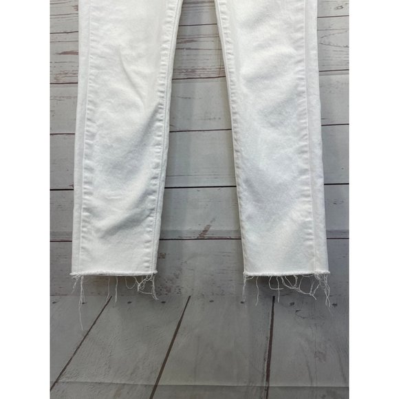 PAIGE Skinny Verdugo Ankle Jeans White 27 - Picture 2 of 10
